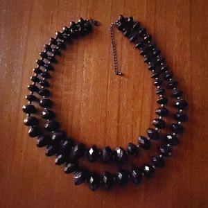 Chunky Black Necklace